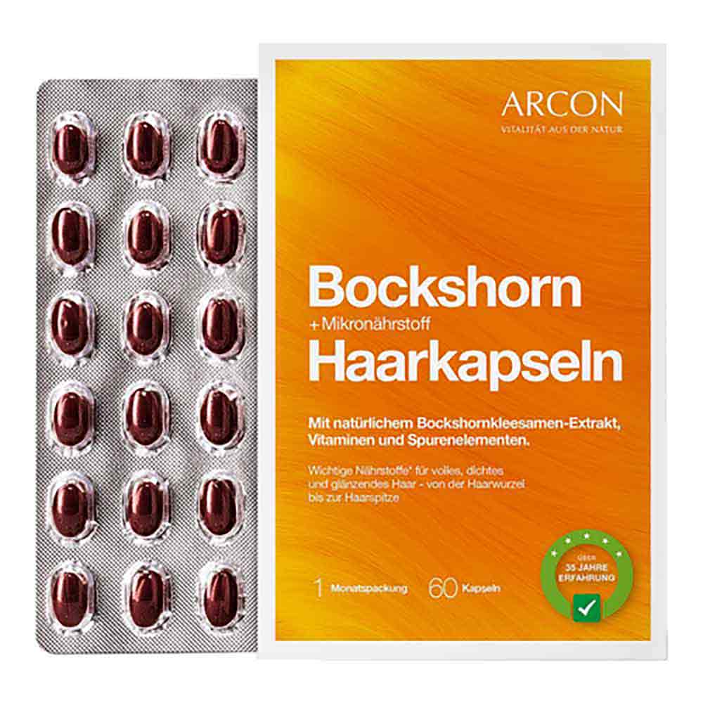 BOCKSHORN+Mikronährstoff Haarkapseln Tisane plus